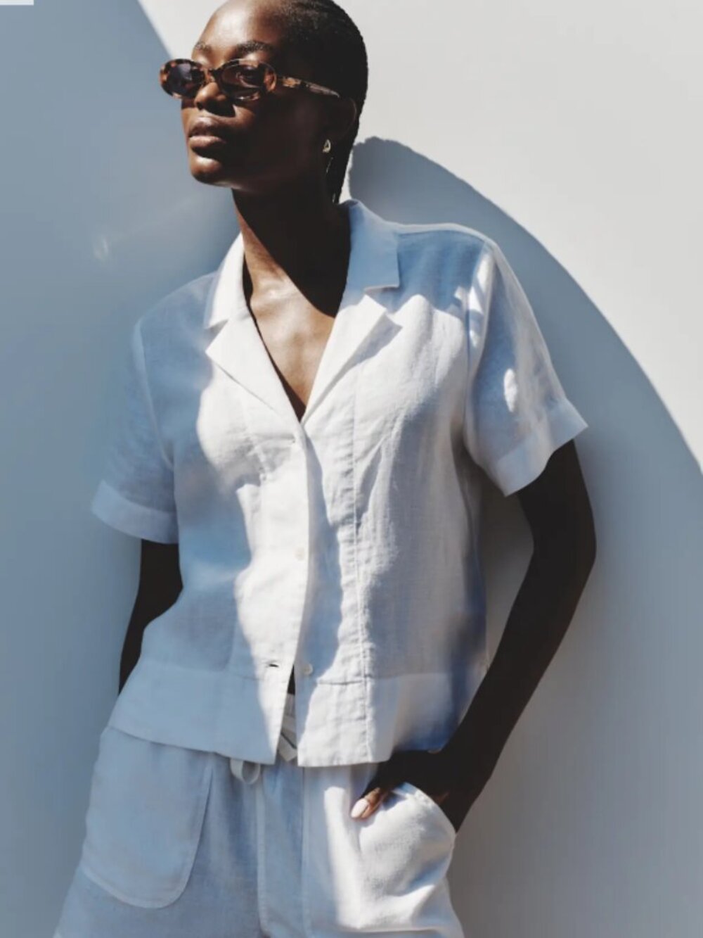 Quince 100% European Linen Short Sleeve Shirt